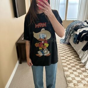 Black Kith T-Shirt with Donald Duck